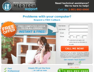 medtech-itsupport.com screenshot