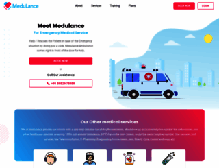 medulance.com screenshot