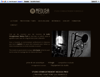 medusaprod.com screenshot