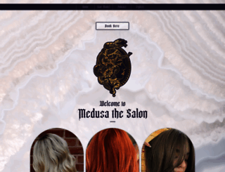medusathesalon.com screenshot