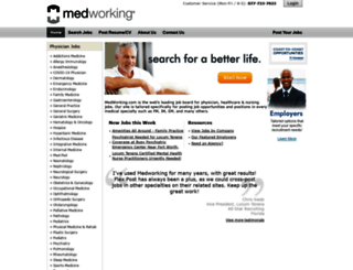 medworking.com screenshot