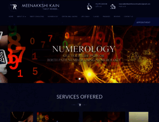 meenakkshikain.com screenshot