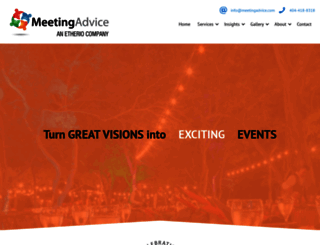 meetingadvice.com screenshot