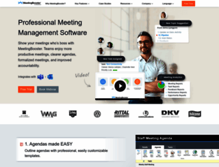 meetingbooster.com screenshot