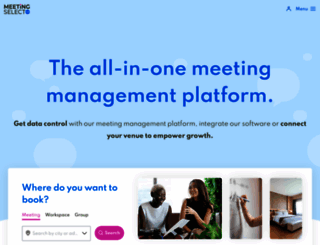 meetingselect.com screenshot