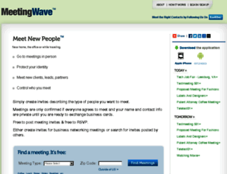 meetingwave.com screenshot