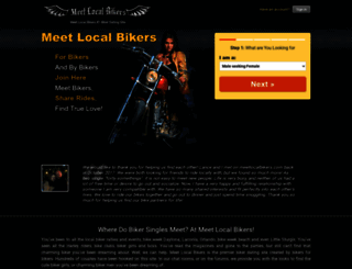 meetlocalbikers.com screenshot