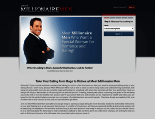 meetmillionairemen.com screenshot
