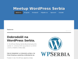 meetup.wpserbia.rs screenshot