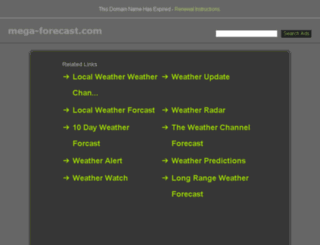 mega-forecast.com screenshot