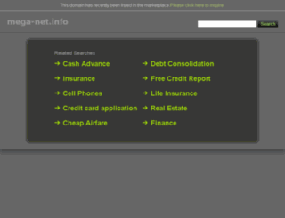 mega-net.info screenshot