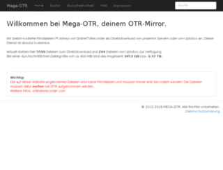mega-otr.de screenshot