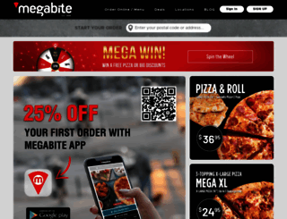 megabitepizza.com screenshot