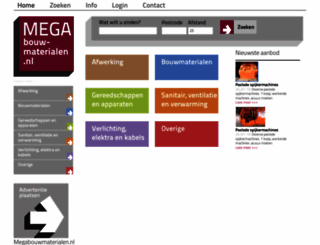 megabouwmaterialen.nl screenshot