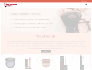 megacosmeticswholesale.com screenshot