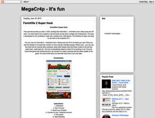 megacr4p.blogspot.com screenshot