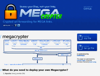 megacrypter.com screenshot