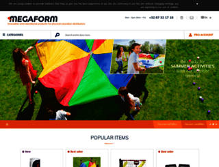 megaform.com screenshot
