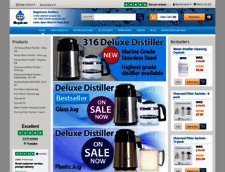 megahome-distillers.co.uk screenshot