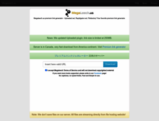 megaleech.us screenshot