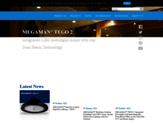 megaman-leuchten.de screenshot