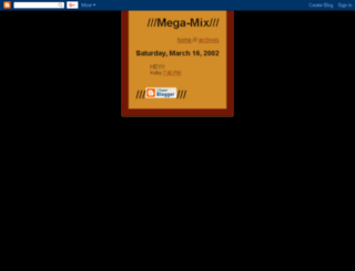 megamix.blogspot.com screenshot