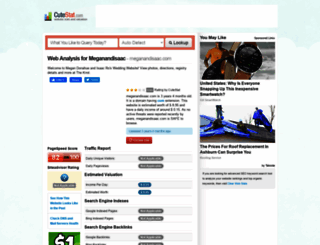 meganandisaac.com.cutestat.com screenshot