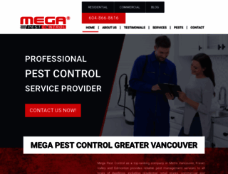 megapestcontrol.com screenshot