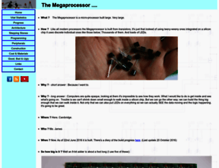 megaprocessor.com screenshot