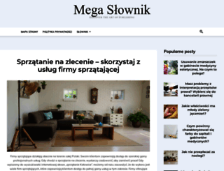 megaslownik.pl screenshot