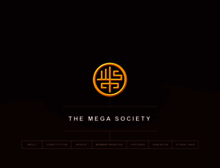 megasociety.org screenshot
