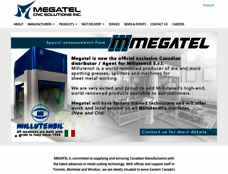 megatelcnc.com screenshot