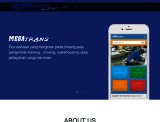 megatransjaya.com screenshot