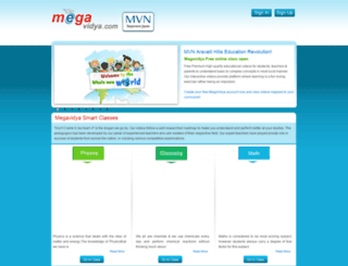 megavidya.com screenshot