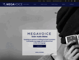 megavoice.com screenshot