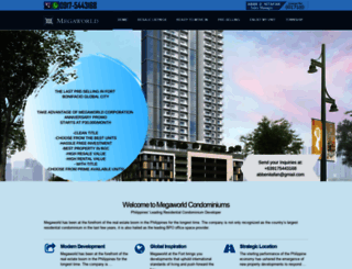 megaworldcondominiums.com screenshot