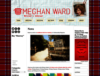 meghanward.com screenshot