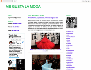 megustalamoda.blogspot.com screenshot
