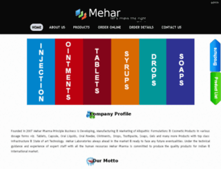 meharpharma.com screenshot