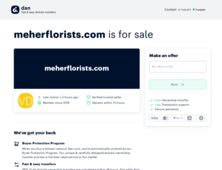 meherflorists.com screenshot