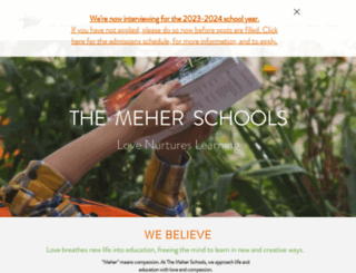 meherschools.org screenshot