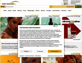 mehr-kosmetik-shop.de screenshot
