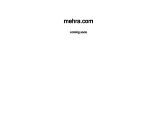mehra.com screenshot