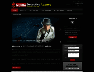 mehradetectiveagency.com screenshot