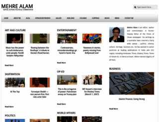 mehrealam.com screenshot