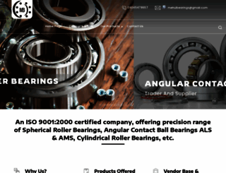 mehulbearings.com screenshot