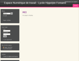 mei.lyceehfontaine.fr screenshot