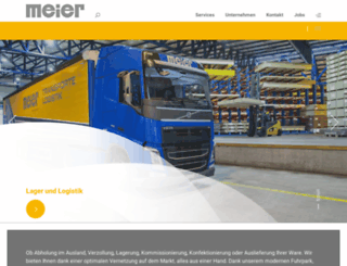 meierlogistik.ch screenshot
