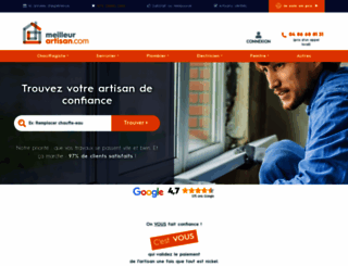 meilleur-artisan.com screenshot