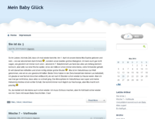 mein-baby-glueck.de screenshot